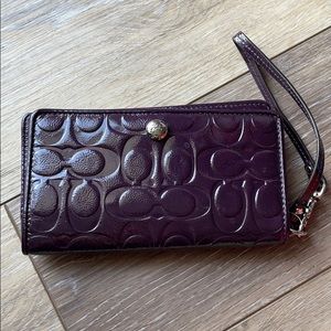 Coach wallet wristlet